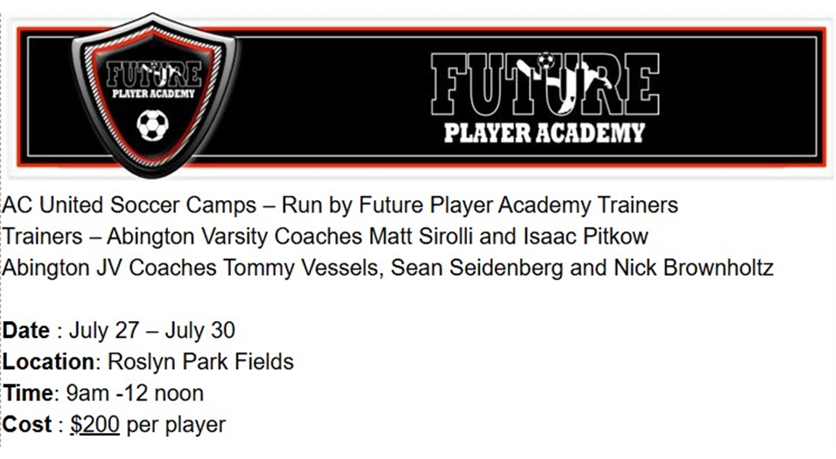 Register for Summer Camp (July 27-30)